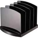 Officemate Standard Sorter, 4 Compartments, 9 1/2&quot;x7 1/2&quot;x6 3/4&quot;, BK (OIC22322)
