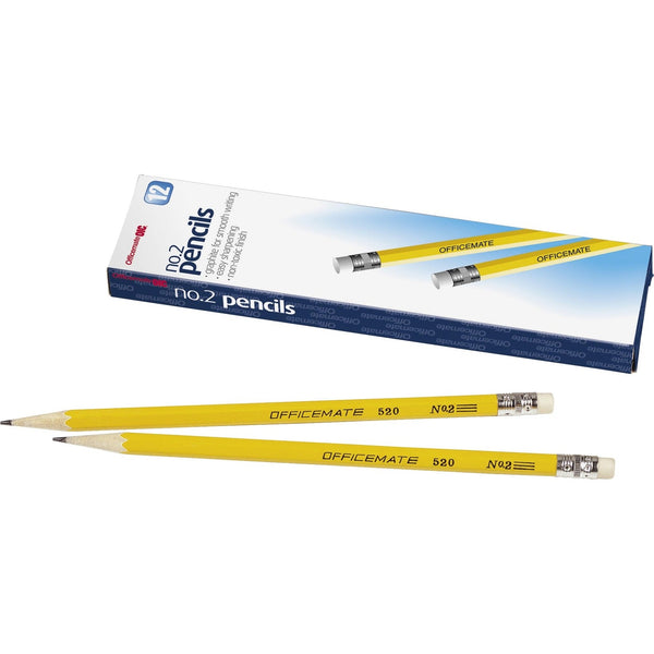 Officemate No. 2 Economy Pencil, Non Toxic, Medium Soft Bonded Lead (OIC66520)