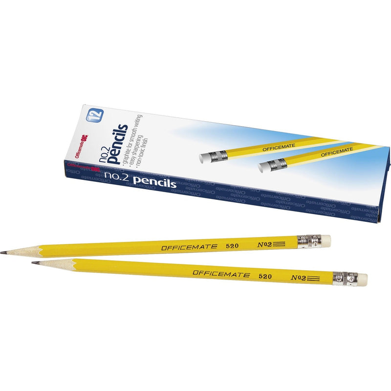 Officemate No. 2 Economy Pencil, Non Toxic, Medium Soft Bonded Lead (OIC66520)