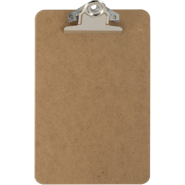 Officemate Hardboard Clipboard, 1&quot; Paper Capacity, 6&quot;x9&quot;, Brown (OIC83103)