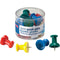Officemate Giant Push Pins, For Visual Impact , Assorted Colors (OIC92902)