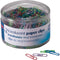 Officemate Small Translucent Vinyl Paper Clips, 600/Tub (OIC97211)