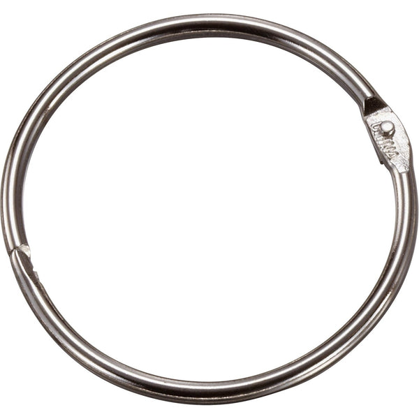 Officemate Book Rings, 2&quot; Diameter, Silver (OIC99704)