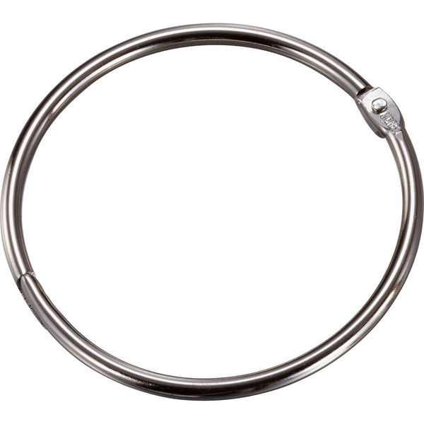 Officemate Book Rings, 3&quot; Diameter, Silver (OIC99706)