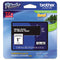 Brother TZe Standard Adhesive Laminated Labeling Tape, 0.94" x 26.2 ft, White on Black (BRTTZE355)