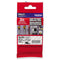 Brother TZe Extra-Strength Adhesive Laminated Labeling Tape, 0.47" x 26.2 ft, Black on Clear (BRTTZES131)
