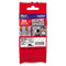 Brother TZe Extra-Strength Adhesive Laminated Labeling Tape, 0.94" x 26.2 ft, Black on Clear (BRTTZES151)