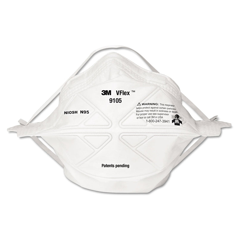 3M™ VFlex Particulate Respirator N95, Regular, 50/box (MMM9105)