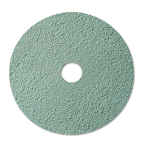 3M™ Ultra High-Speed Floor Burnishing Pads 3100, 20" Diameter, Aqua, 5/Carton (MMM08753)