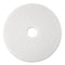 3M™ Low-Speed Super Polishing Floor Pads 4100, 20" Diameter, White, 5/Carton (MMM08484)