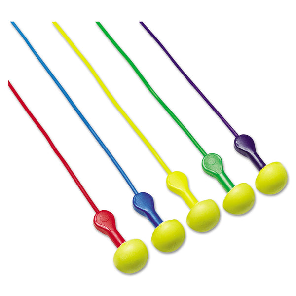 3M™ E-A-R™ Express™ Pod Plugs™ Earplug, Polyurethane, Blue/Yellow, Corded (MMM3111115)