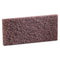 3M™ Doodlebug Scrub 'n Strip Pad, 4.63 x 10, Brown, 5 Pads/Box, 4 Boxes/Carton (MCO08004)