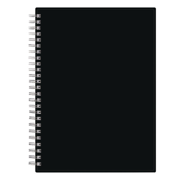 Blue Sky® Enterprise Weekly/Monthly Notes Planner, 8.63" x 5.88", Black Cover, 12-Month (Jan to Dec): 2025 (BLS131793)