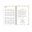 Blue Sky® Day Designer "Secret Garden Mint" Academic Year Weekly/Monthly Notes Planner, 8 x 5, 12-Month (July to June): 2024-2025 (BLS137900)