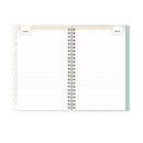 Blue Sky® Day Designer "Secret Garden Mint" Academic Year Weekly/Monthly Notes Planner, 8 x 5, 12-Month (July to June): 2024-2025 (BLS137900)