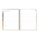 Blue Sky® One Tree Planted Andreo Weekly/Monthly Planner, Abstract Artwork, 11" x 8.5", Blue/Sand/Green Cover, 12-Month (Jan-Dec): 2025 (BLS137948)