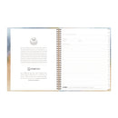 Blue Sky® One Tree Planted Andreo Weekly/Monthly Planner, Abstract Artwork, 11" x 8.5", Blue/Sand/Green Cover, 12-Month (Jan-Dec): 2025 (BLS137948)