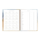 Blue Sky® One Tree Planted Andreo Weekly/Monthly Planner, Abstract Artwork, 11" x 8.5", Blue/Sand/Green Cover, 12-Month (Jan-Dec): 2025 (BLS137948)