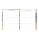 Blue Sky® One Tree Planted Andreo Weekly/Monthly Planner, Abstract Artwork, 11" x 8.5", Blue/Sand/Green Cover, 12-Month (Jan-Dec): 2025 (BLS137948)