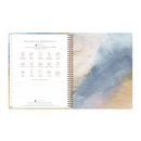 Blue Sky® One Tree Planted Andreo Weekly/Monthly Planner, Abstract Artwork, 11" x 8.5", Blue/Sand/Green Cover, 12-Month (Jan-Dec): 2025 (BLS137948)