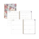 Blue Sky® Tula Weekly/Monthly Planner, Floral Artwork, 11" x 8.5", Purple/Pink/White Cover, 12-Month (Jan to Dec): 2025 (BLS143971)