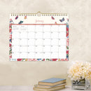 Blue Sky® Fly By Monthly Wall Calendar, Butterflies Artwork, 11" x 8.75", Cream/Pink/Blue Sheets, 12-Month (Jan to Dec): 2025 (BLS148643)