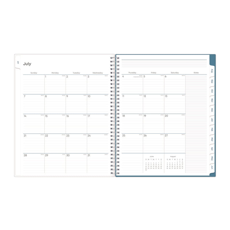 Blue Sky® Ditsy Dapple Light CYO Cover Weekly/Monthly Lesson Planner, 2024-2025, Nine Classes, Multicolor Cover, (144) 11 x 8.5 Pages (BLS132002)