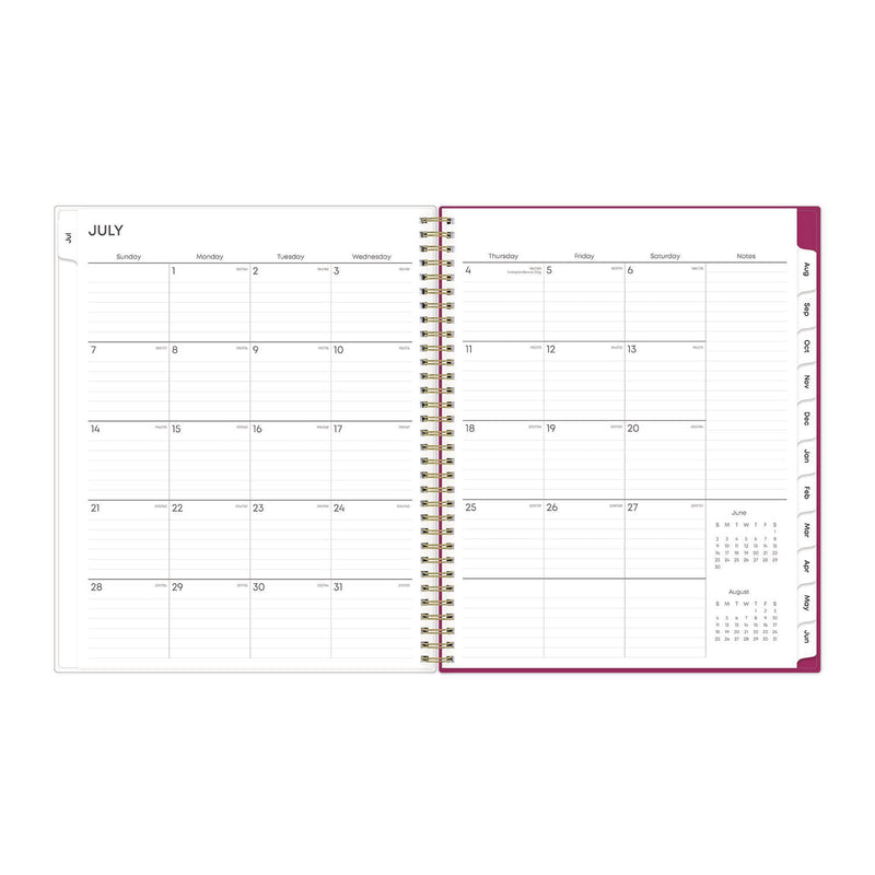 Blue Sky® Mahalo Academic Year Create-Your-Own Cover Weekly/Monthly Planner, Floral Artwork, 11 x 8.5, 12-Month (July-June): 2024-2025 (BLS100149)