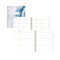 Blue Sky® Gemma Academic Year Weekly/Monthly Planner, Geode Artwork, 11 x 8.5, Blue/Purple Cover, 12-Month (July to June): 2024 to 2025 (BLS118177)