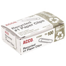 ACCO Recycled Paper Clips,