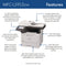 Brother MFC-L5915DW Business Monochrome AIO Laser Printer, Copy/Fax/Print/Scan (BRTMFCL5915DW)