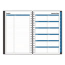 Blue Sky® Collegiate Academic Year Weekly/Monthly Planner, 8 x 5, Charcoal Gray Cover, 12-Month: July 2024 to June 2025 (BLS100139A25)