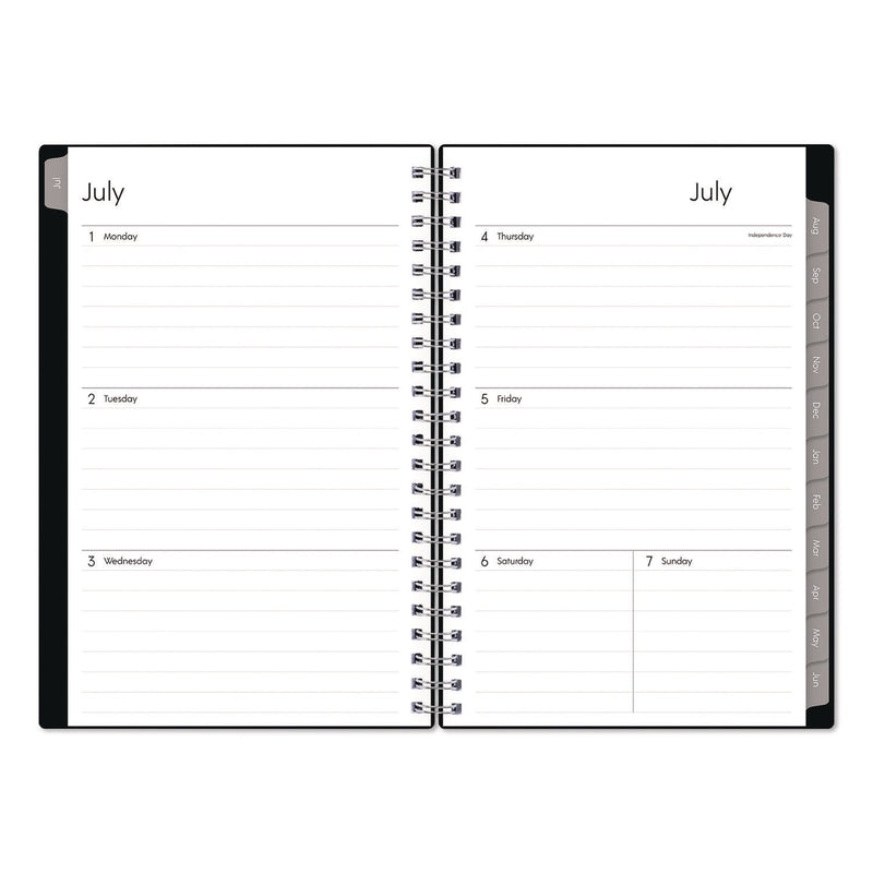 Blue Sky® Enterprise Academic Weekly/Monthly Planner, 8 x 5, Black Cover, 12-Month (July to June): 2024 to 2025 (BLS130611A25)