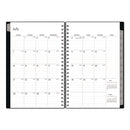 Blue Sky® Enterprise Academic Weekly/Monthly Planner, 8 x 5, Black Cover, 12-Month (July to June): 2024 to 2025 (BLS130611A25)