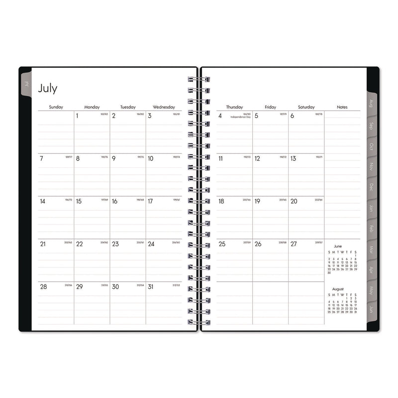 Blue Sky® Enterprise Academic Weekly/Monthly Planner, 8 x 5, Black Cover, 12-Month (July to June): 2024 to 2025 (BLS130611A25)