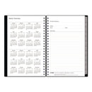 Blue Sky® Enterprise Academic Weekly/Monthly Planner, 8 x 5, Black Cover, 12-Month (July to June): 2024 to 2025 (BLS130611A25)