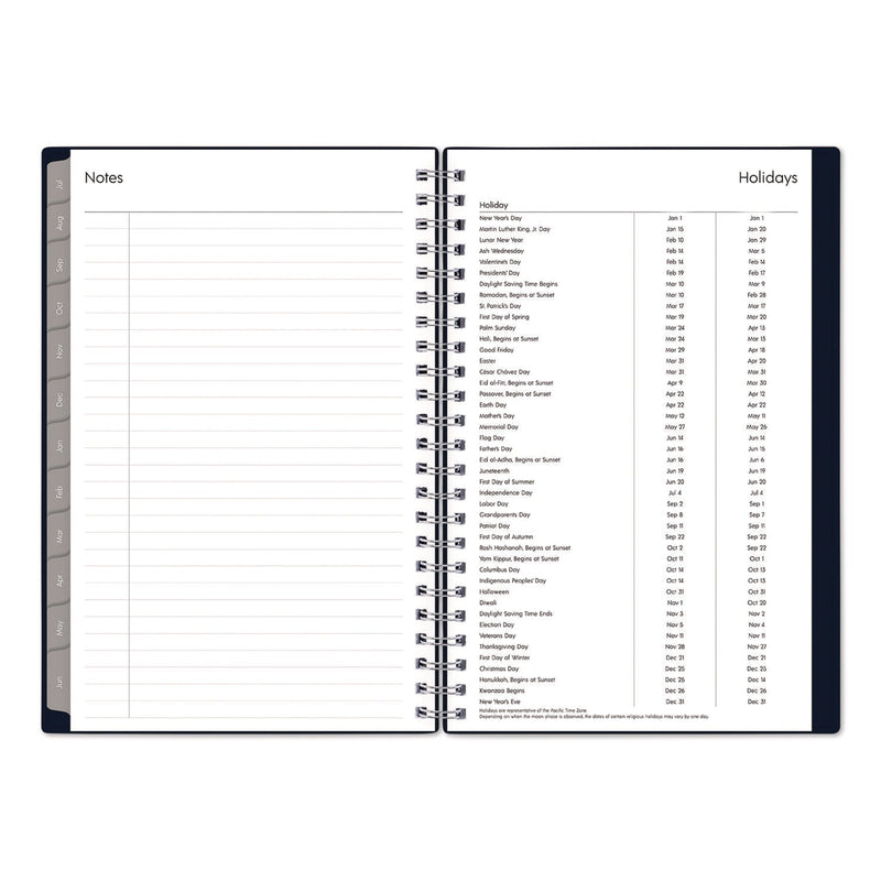 Blue Sky® Enterprise Academic Weekly/Monthly Planner, 8 x 5, Black Cover, 12-Month (July to June): 2024 to 2025 (BLS130611A25)