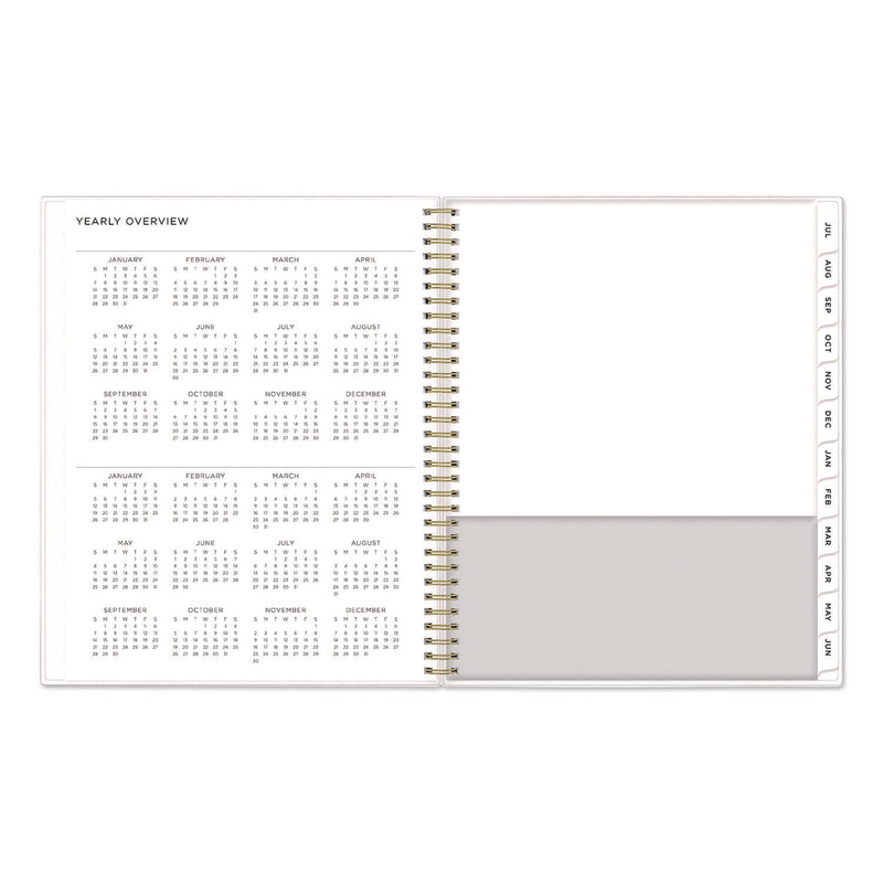 Blue Sky® Ashley G Multicolor Smoke Academic Year Weekly/Monthly Planner, Abstract Artwork, 11 x 8.5, 12-Month: July 2024 to June 2025 (BLS133681A25)