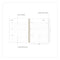 Blue Sky® Ashley G Multicolor Smoke Academic Year Weekly/Monthly Planner, Abstract Artwork, 11 x 8.5, 12-Month: July 2024 to June 2025 (BLS133681A25)