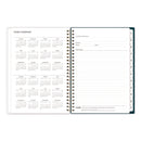 Blue Sky® Greta Academic Year Weekly/Monthly Planner, Floral Artwork, 8.63 x 5.88, Green Cover, 12-Month: July 2024 to June 2025 (BLS136482A25)