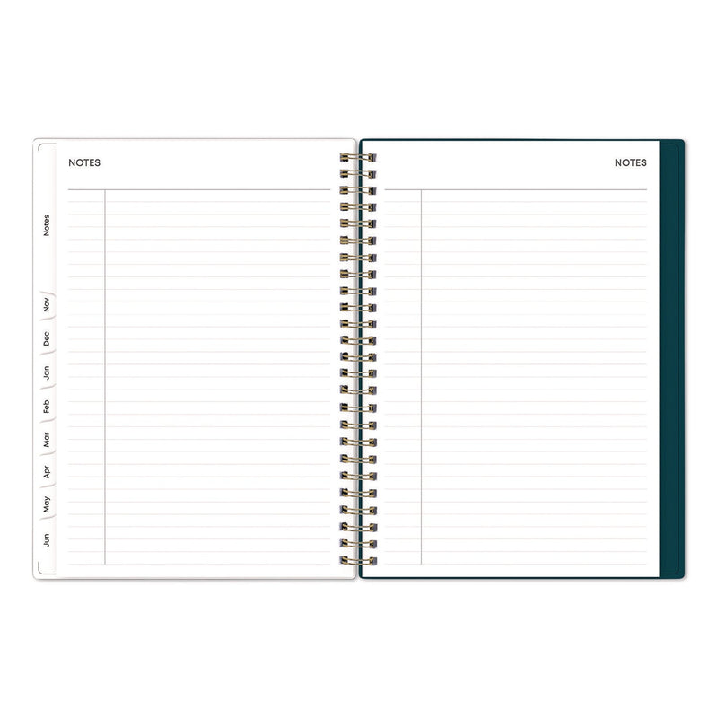 Blue Sky® Greta Academic Year Weekly/Monthly Planner, Floral Artwork, 8.63 x 5.88, Green Cover, 12-Month: July 2024 to June 2025 (BLS136482A25)