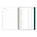 Blue Sky® Greta Academic Year Weekly/Monthly Planner, Floral Artwork, 8.63 x 5.88, Green Cover, 12-Month: July 2024 to June 2025 (BLS136482A25)