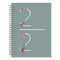 Blue Sky® Greta Academic Year Weekly/Monthly Planner, Floral Artwork, 8.63 x 5.88, Green Cover, 12-Month: July 2024 to June 2025 (BLS136482A25)