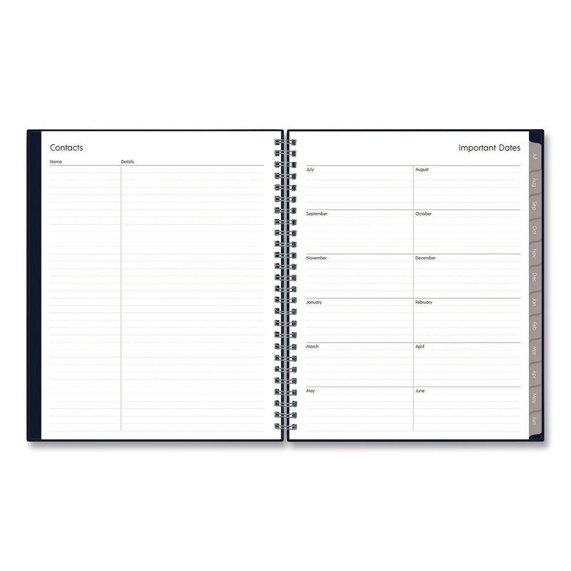 Blue Sky® Passages Academic Year Weekly/Monthly Planner, 9 x 7, Navy Blue Cover, 12-Month: July 2024 to June 2025 (BLS148675A25)