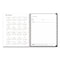 Blue Sky® Analeis Create-Your-Own Cover Weekly/Monthly Planner, Floral Artwork, 11 x 8.5, White/Black/Coral, 12-Month (Jan-Dec): 2025 (BLS10000125)
