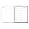 Blue Sky® Analeis Create-Your-Own Cover Weekly/Monthly Planner, Floral Artwork, 11 x 8.5, White/Black/Coral, 12-Month (Jan-Dec): 2025 (BLS10000125)