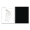Blue Sky® Analeis Create-Your-Own Cover Weekly/Monthly Planner, Floral Artwork, 11 x 8.5, White/Black/Coral, 12-Month (Jan-Dec): 2025 (BLS10000125)