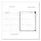 Blue Sky® Analeis Create-Your-Own Cover Weekly/Monthly Planner, Floral Artwork, 11 x 8.5, White/Black/Coral, 12-Month (Jan-Dec): 2025 (BLS10000125)