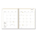 Blue Sky® Day Designer Tile Weekly/Monthly Planner, Geometric Artwork, 11 x 8.5, Blue/White Cover, 12-Month (Jan to Dec): 2025 (BLS10141125)