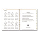 Blue Sky® Day Designer Tile Weekly/Monthly Planner, Geometric Artwork, 11 x 8.5, Blue/White Cover, 12-Month (Jan to Dec): 2025 (BLS10141125)